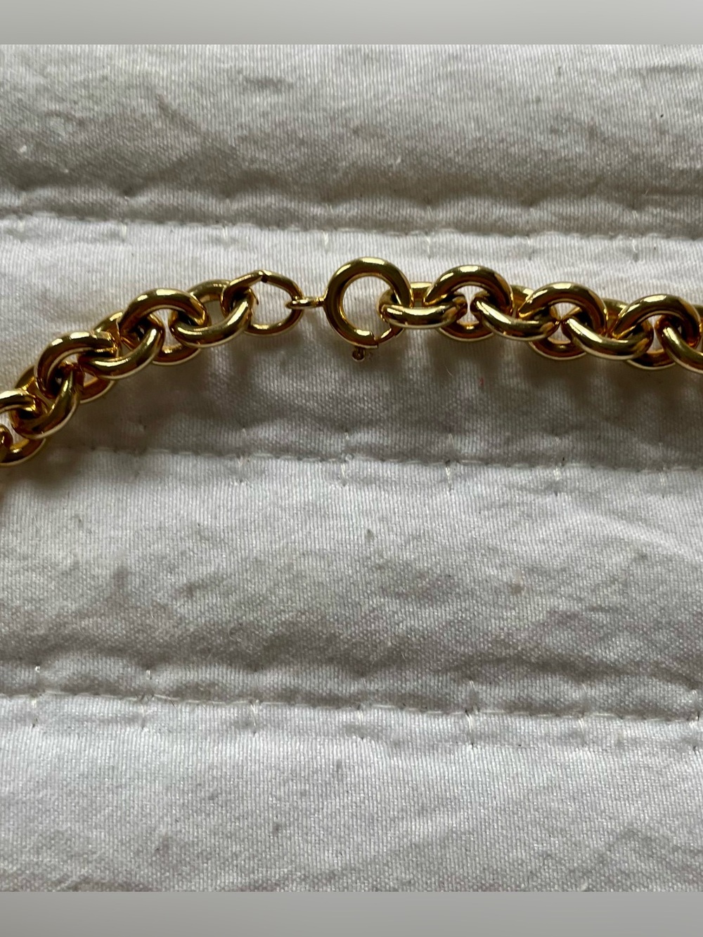 Vintage Gold Rolo Link Necklace - Picture 6 of 13